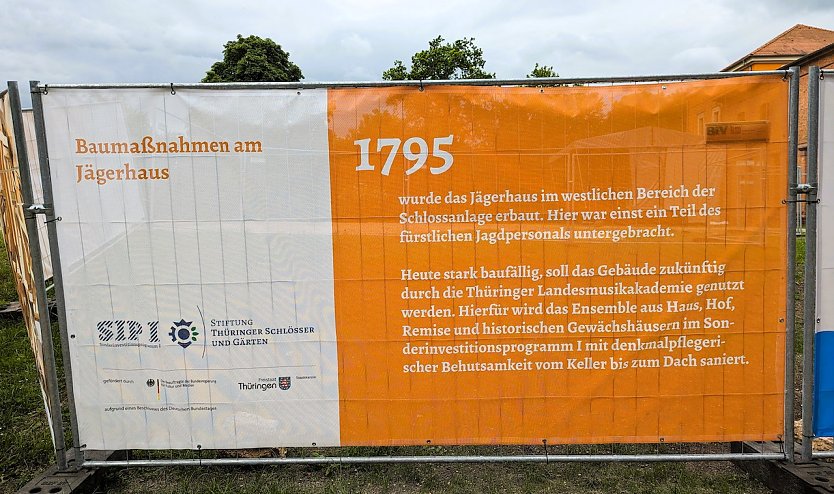 Geschichte zum Jägerhaus in Sondershausen (Foto: Janine Skara)