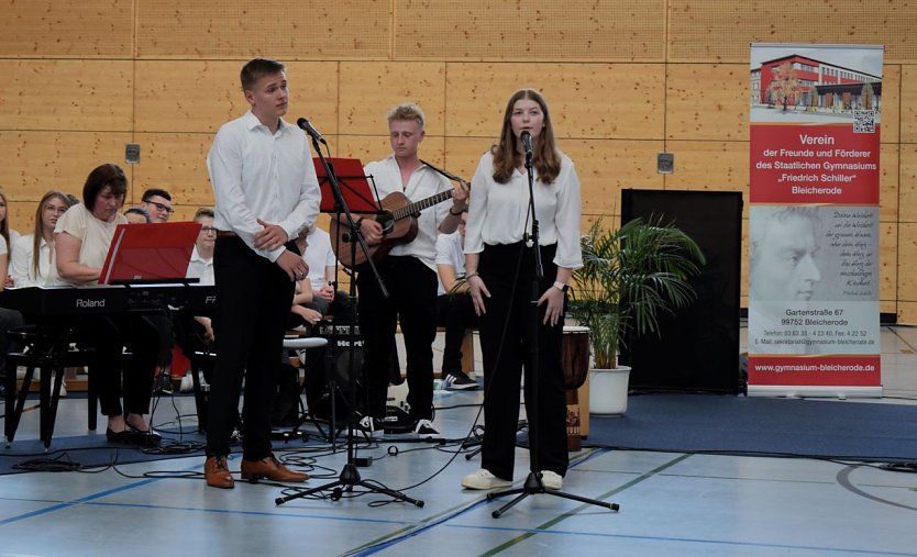 Auftritt beim Sommerkonzert  (Foto: Schillergymnasium Bleicherode)