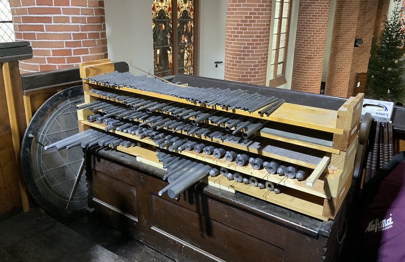Die Ilfelder Orgel ist jetzt begehbar (Foto: G.Heimrich)