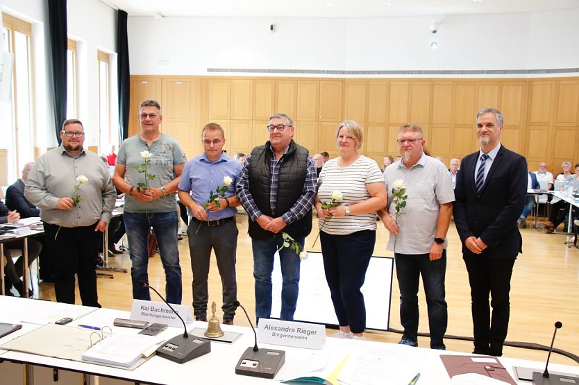 Die neuen Ortsteilbürgermeister der Stadt Nordhausen (Foto: agl)