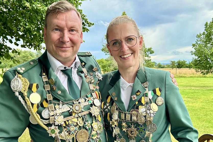 Königspaar der Schützen 2024:Torsten Karch und Aileen Borack (Foto: Schützenkompanie 1420)