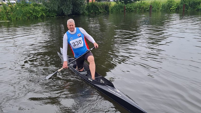 Olaf Ostwald in seinem Kanu (Foto: Olaf Ostwald)