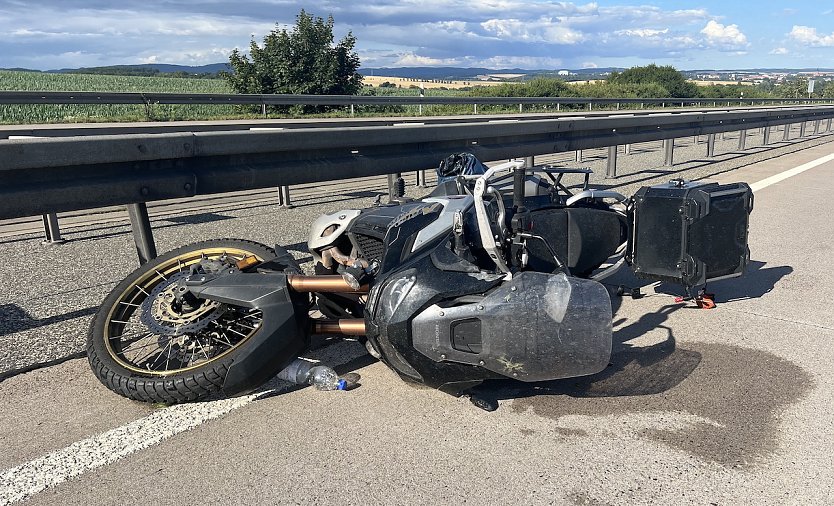 Unfall auf der Autobahnzufahrt (Foto: S.Dietzel)