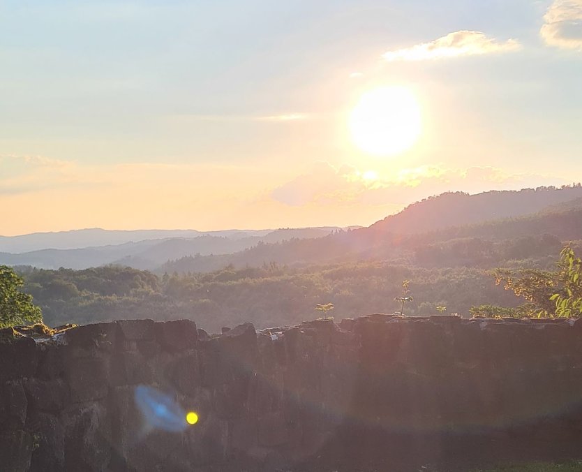 Am längsten Tag des Jahres auf der Burgruine Hohenstein (Foto: Corinna Reinboth)