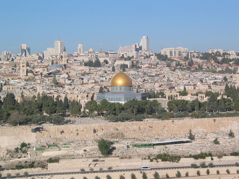 Blick auf Jerusalem (Foto: W. Jörgens)