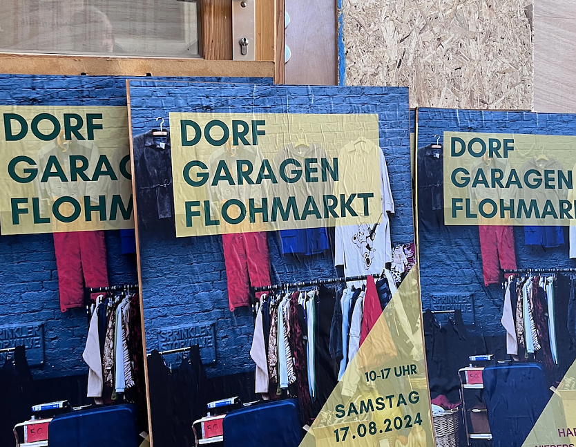 Dorfgarargenflohmarkt in Niedersachwerfen und Harzungen (Foto: Schedwill)