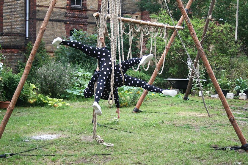 Bei der Circus Mühle Kelbra wird schon geprobt (Foto: Ulrich Reinboth)