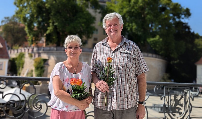 Kathrin Schlegel und Ulf Bergmann sind die neu gewählten Kommunalen Beauftragten für Menschen mit Behinderung der Stadt Sondershausen.    (Foto: Janine Skara)