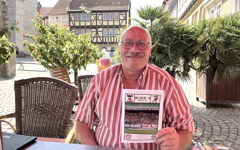 Ronald Fromm kann die meisten seiner Stadionbesuche auch dokumentieren (Foto: oas)