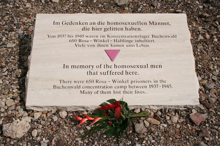 Gedenkstein in Buchenwald (Foto: Katharina Brandt)