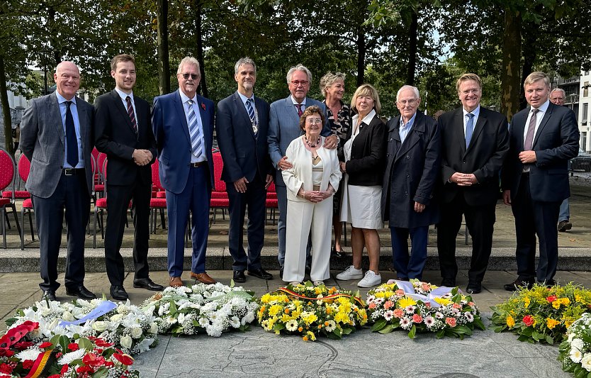 Oberbürgermeister Kai Buchmann und Barbara Rinke zu Besuch in Antwerpen  (Foto: Stadtverwaltung Nordhausen)