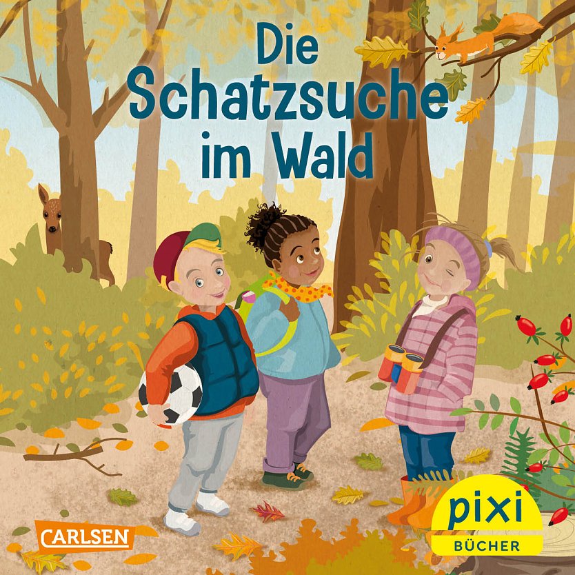 Schatzsuche im Wald (Foto: Carlsen Verlag)