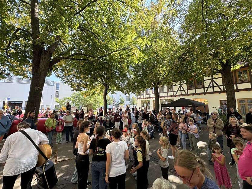 Kinderrechtefest auf dem Blasii-Kirchplatz (Foto: Stadt Nordhausen)