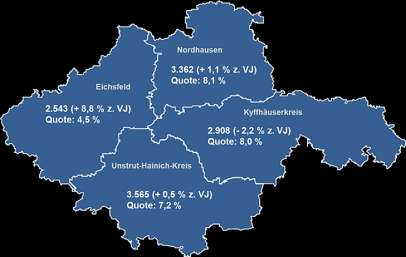 Arbeitsmarkt im September (Foto: Agentur für Arbeit Thüringen Nord)