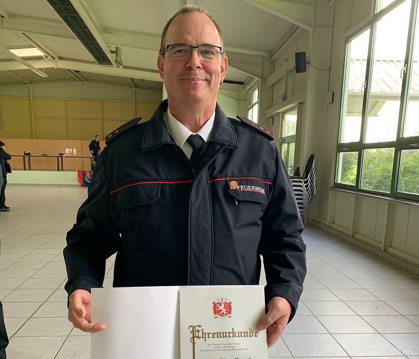 Stadtjugendfeuerwehrwart der Stadt Nordhausen, Dieter Wenzel (Foto: Stadtverwaltung Nordhausen)