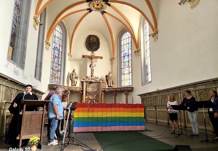 Gottesdienst zur Interkulturellen Woche in der Trinitatiskirche in Sondershausen (Foto: Kreyer)