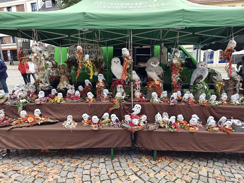 Auch Eulen wurden zum Markt nach Nordhausen getragen (Foto: Peter Blei)