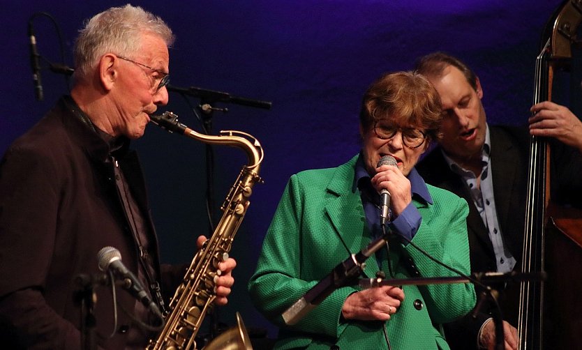 Urgesteine des Jazz: Günther Fischer und Uschi Brüning (Foto: (c)Uwe Möckel)