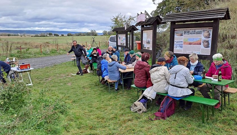 Rast auf einer der letzten Wanderungen bei Auleben  (Foto: A.Krumpholz)