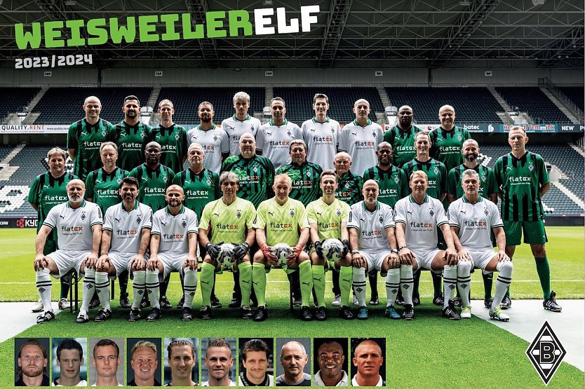 Ehemalige Bundesliga-Stars kicken in Bad Langensalza beim Salza Cup 2024 (Foto: VfL Borussia Mönchengladbach)