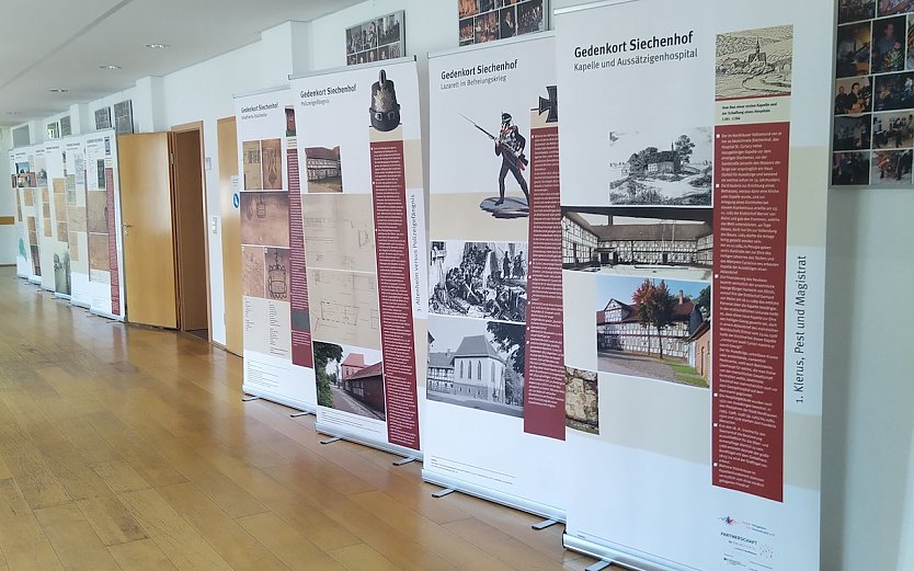 Ausstellung "Gedenkort Siechenhof" (Foto: Heise)