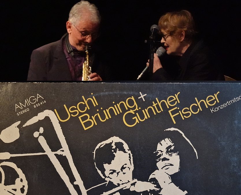 Damals wie heute - Vollblut-Jazz: Uschi Br&uuml;ning und G&uuml;nther Fischer (Foto: psg)
