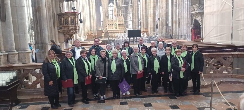 Der Chor Rhytmus 22 war in Prag unterwegs (Foto: Dorit Steinecke)