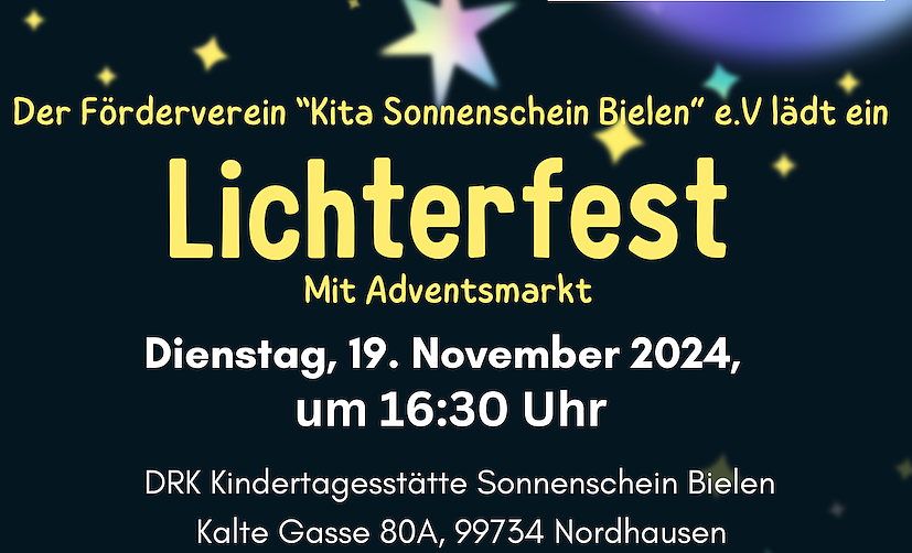 Lichterfest in der Kita Sonnenschein (Foto: Kita Sonnenschein)