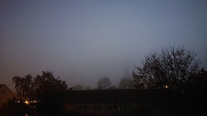 Morgennebel über Nordhausen (Foto: nnz)