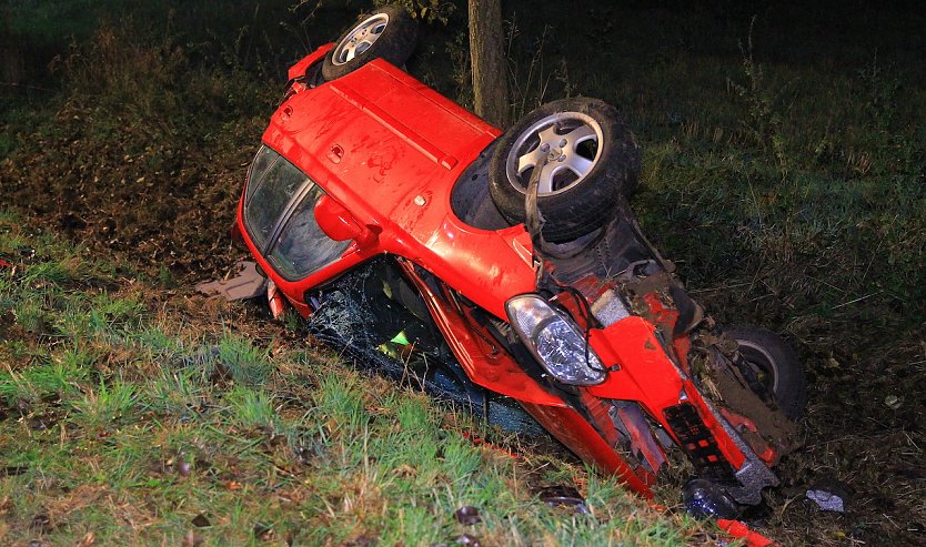 Unfall bei Leimbach (Foto: S.Dietzel)