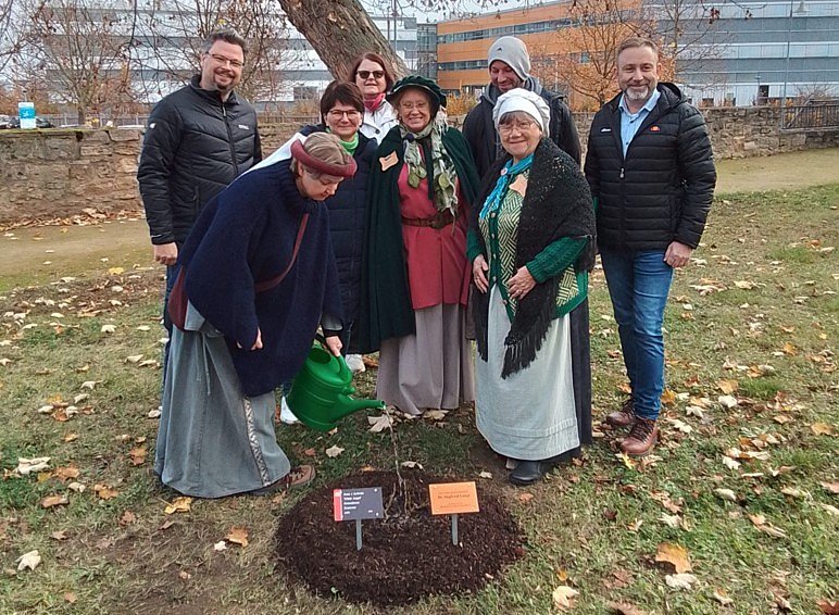 Eine Rose für Dr. Siegfried Lange (Foto: Siegfried Wandelt) Eine Rose für Dr. Siegfried Lange (Foto: Siegfried Wandelt)