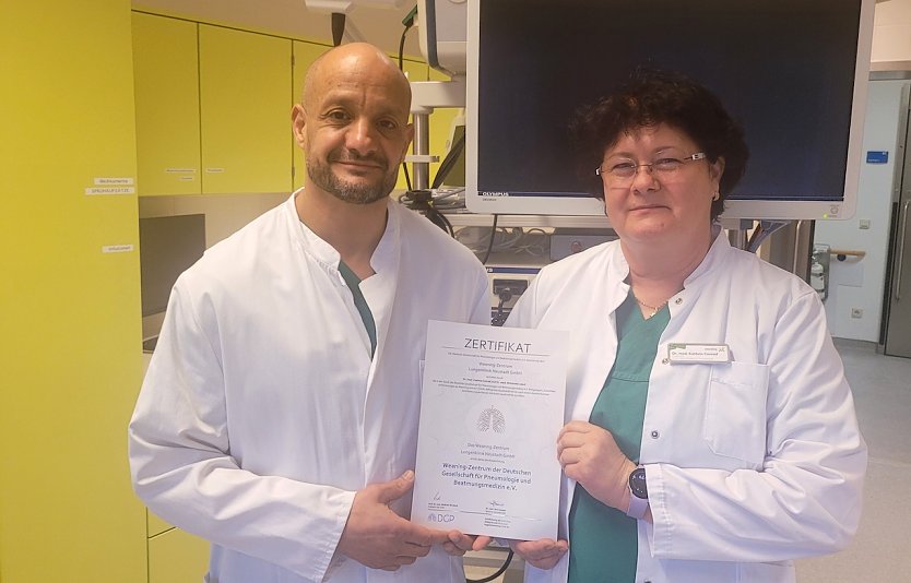 Auszeichnung f&uuml;r die Neust&auml;dter Lungenklinik (Foto: Liungenklinik Neustadt)