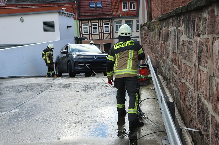 An der Einsatzstelle (Foto: Feuerwehr Heiligenstadt)