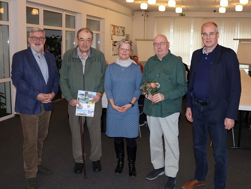 Der langj&auml;hrige Seniorenbeauftragte des Landkreises Nordhausen Rainer Linsel wurde heute feierlich im IFA-Museum aus seinem Amt verabschiedet. (Foto: Pressestelle Landratsamt)