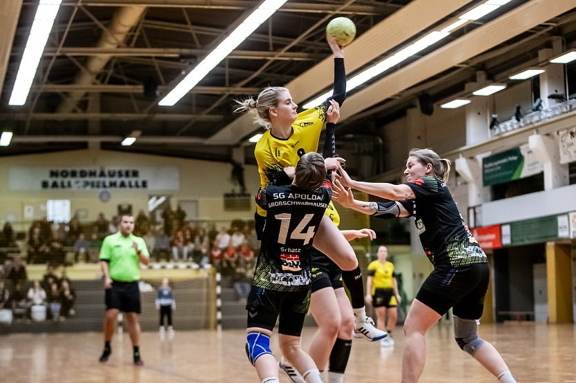 Die NSV-Damen im Angriff. Leider reichte es nicht f&uuml;r Punkte (Foto: NSV)