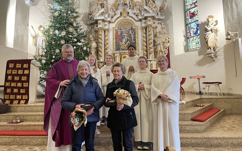 Ehrung zwei besonderer Frauen (Foto: Horst Schilling aus H&uuml;pstedt (Geboren in Beberstedt))