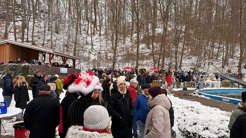 Es wurde angebadet (Foto: Eberhard-Stammtisch)