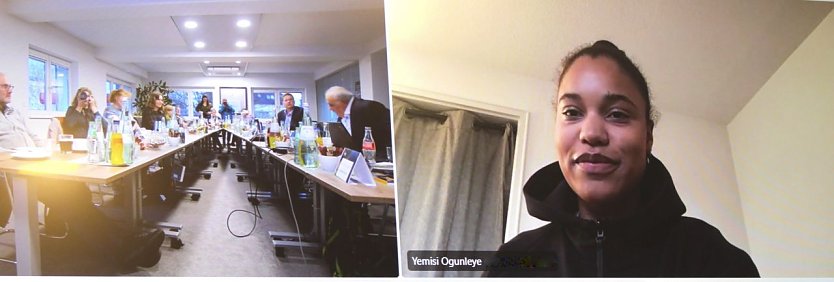 Olympiasiegerin von Paris 2024 Yemisi Ogunleye (Foto: Eva Maria Wiegand)