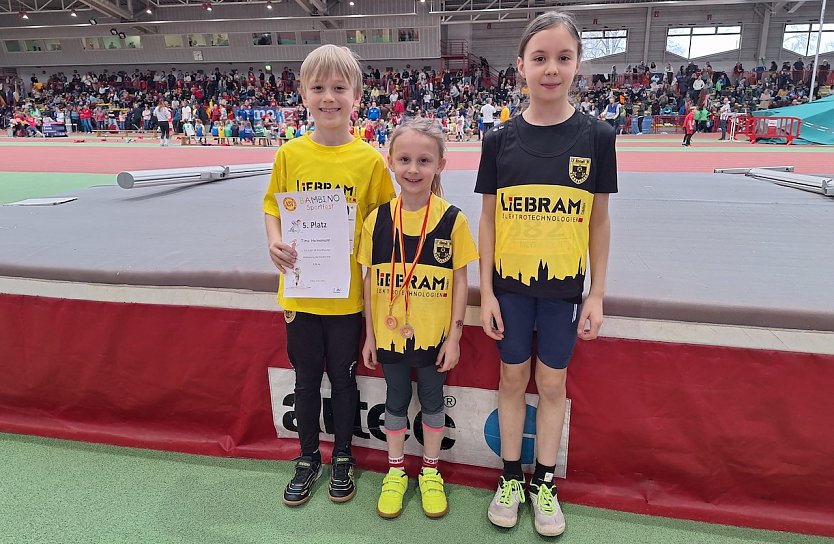 Erfolgreiche Bambinis aus Nordhausen in Erfurt (Foto: K.Rotter)