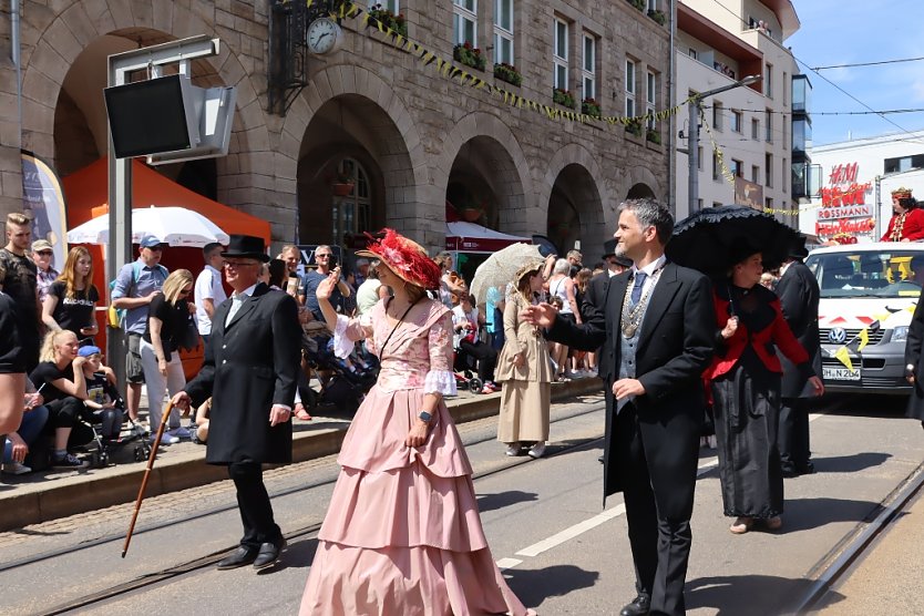 Festumzug zum Rolandsfest (Foto: Stadt Nordhausen)
