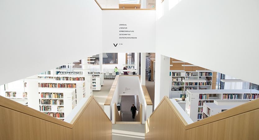In der Stadtbibliothek z&auml;hlte man im vergangene Jahr rund 96.000 Besucher (Foto: Vincent Eisfeld, Nordhausen-Wiki)