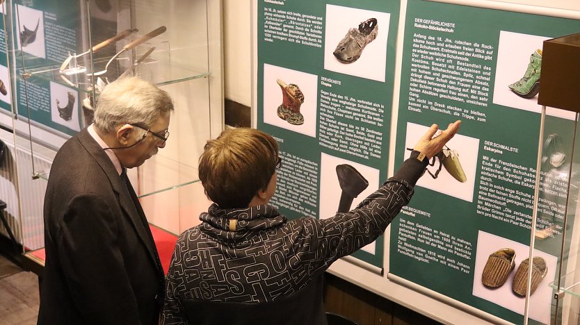 Er&ouml;ffnung der Sonderausstellung Gut gelaufen - Die Geschichte des Schuhs (Foto: Stadtverwaltung Nordhausen)