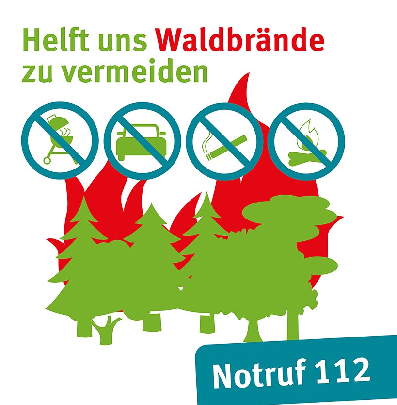 Waldbrandverh&uuml;tung ist der beste Waldbrandschutz: Nach wie vor ist der unachtsame Mensch ein gro&szlig;es Waldbrandrisiko    (Foto: Th&uuml;ringenForst)