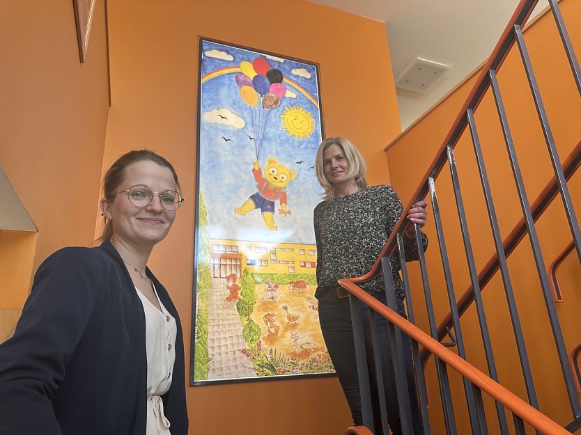 Die neuen Chefinnen in der Kita Bummi in Dingelst&auml;dt (Foto: Stadt Dingelst&auml;dt)