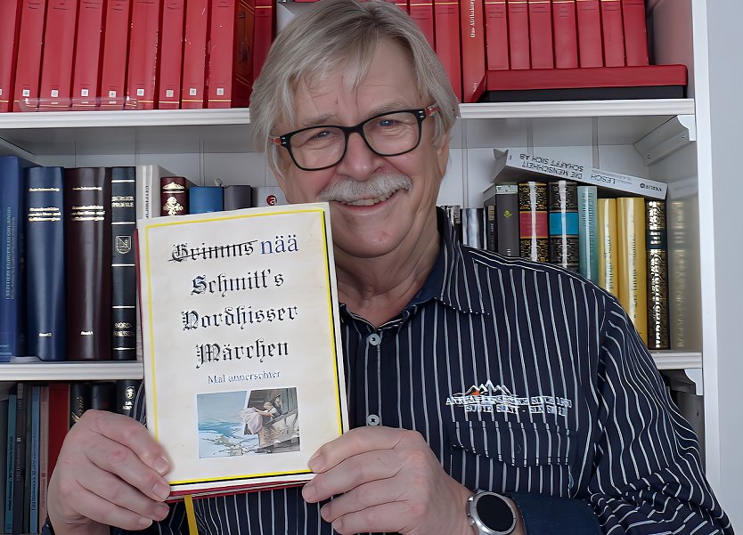 Winfried Schmitt hat da mal was korrigiert in den alten B&uuml;chern (Foto: privat)