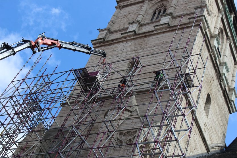 &Uuml;ber den D&auml;chern von Langensalza (Foto: oas)