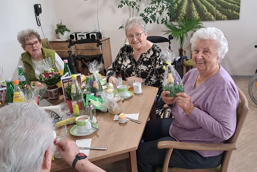 Osterfeier im Landhaus am Schlosspark (Foto: K.Leyh)