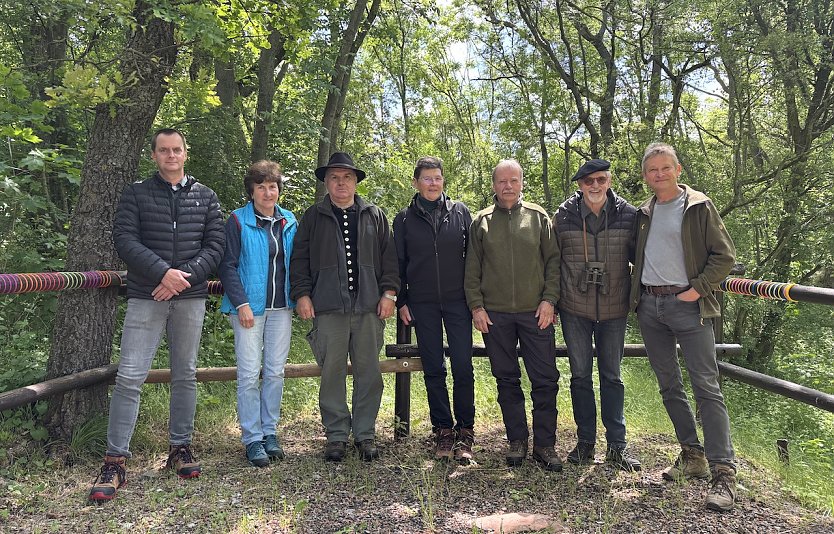Von links nach rechts: Knut Hoffmann, Lorett Sachs, Dietmar Hiller, Karmen Rosenstock, Thomas Deilmann, Wolfgang Sauerbier, Dr. J&uuml;rgen Pusch (Foto: Janine Dildey)