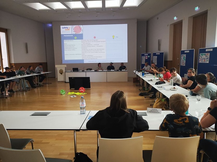 Auswertung zum "Safety Walk" (Foto: Stadt Nordhausen)