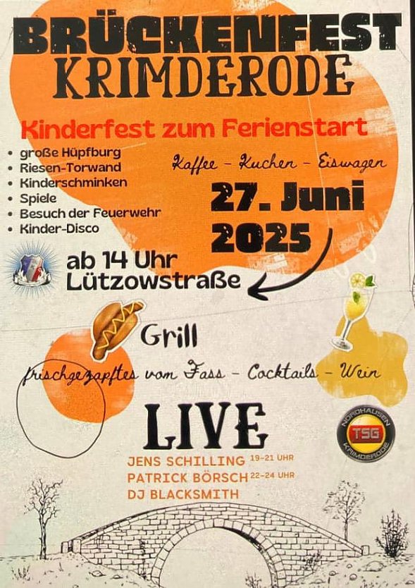 Br&uuml;ckenfest in Krimderode (Foto: Stadt Nordhausen)